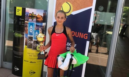 Leticia wird Zweite bei den Düsseldorf Junior Open
