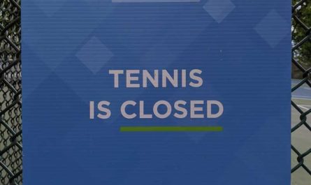 Tennis is closed