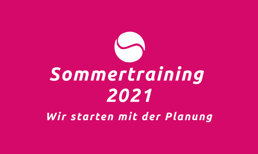 Die Planung für das Sommertraining läuft